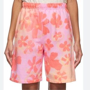Collina Strada Pink Flower Shorts